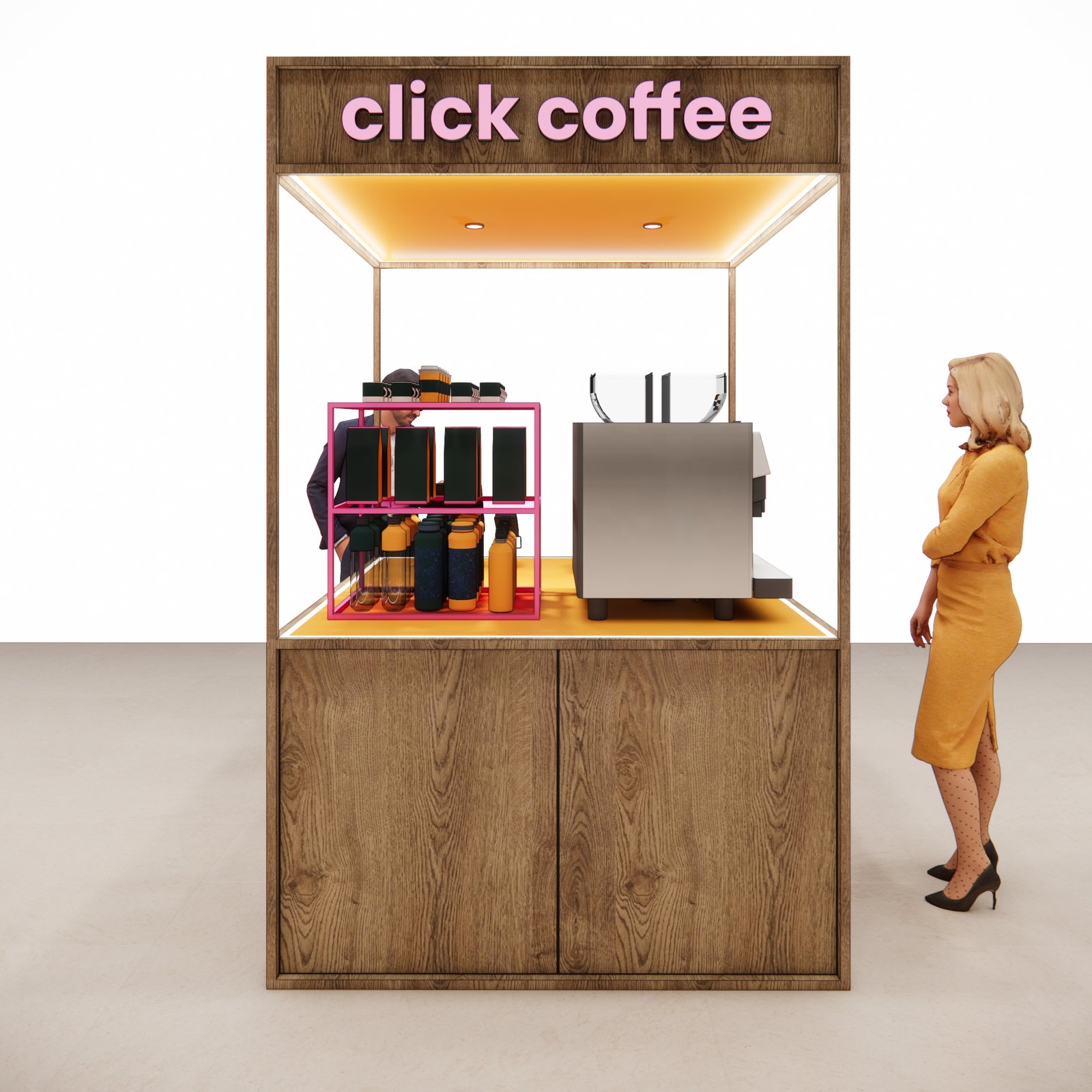Design render 22, Click Coffee Kiosk, UAE, by Dika Ardi