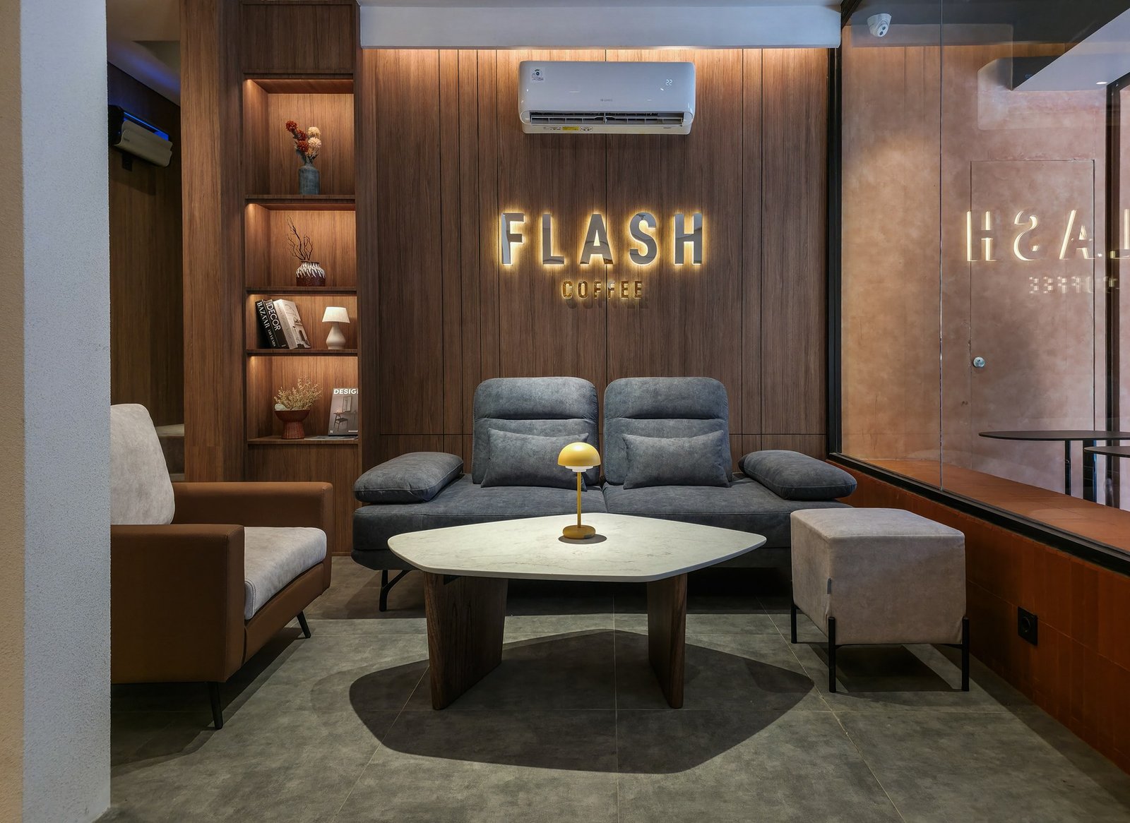 Flash Coffee Bukit Duri, Jakarta, retail store design by Dika Ardi (view 2)