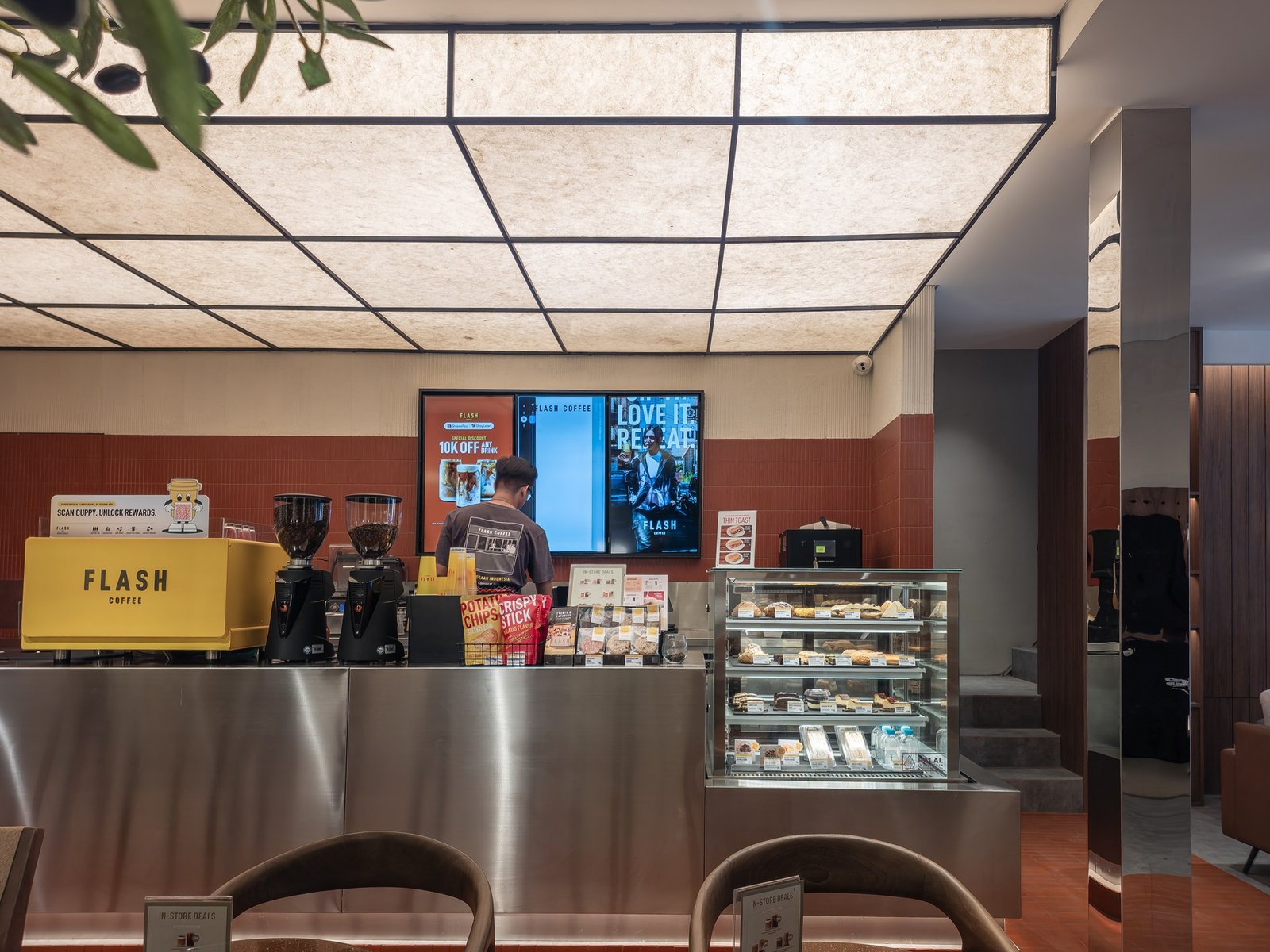 Flash Coffee Bukit Duri, Jakarta, retail store design by Dika Ardi (view 13)