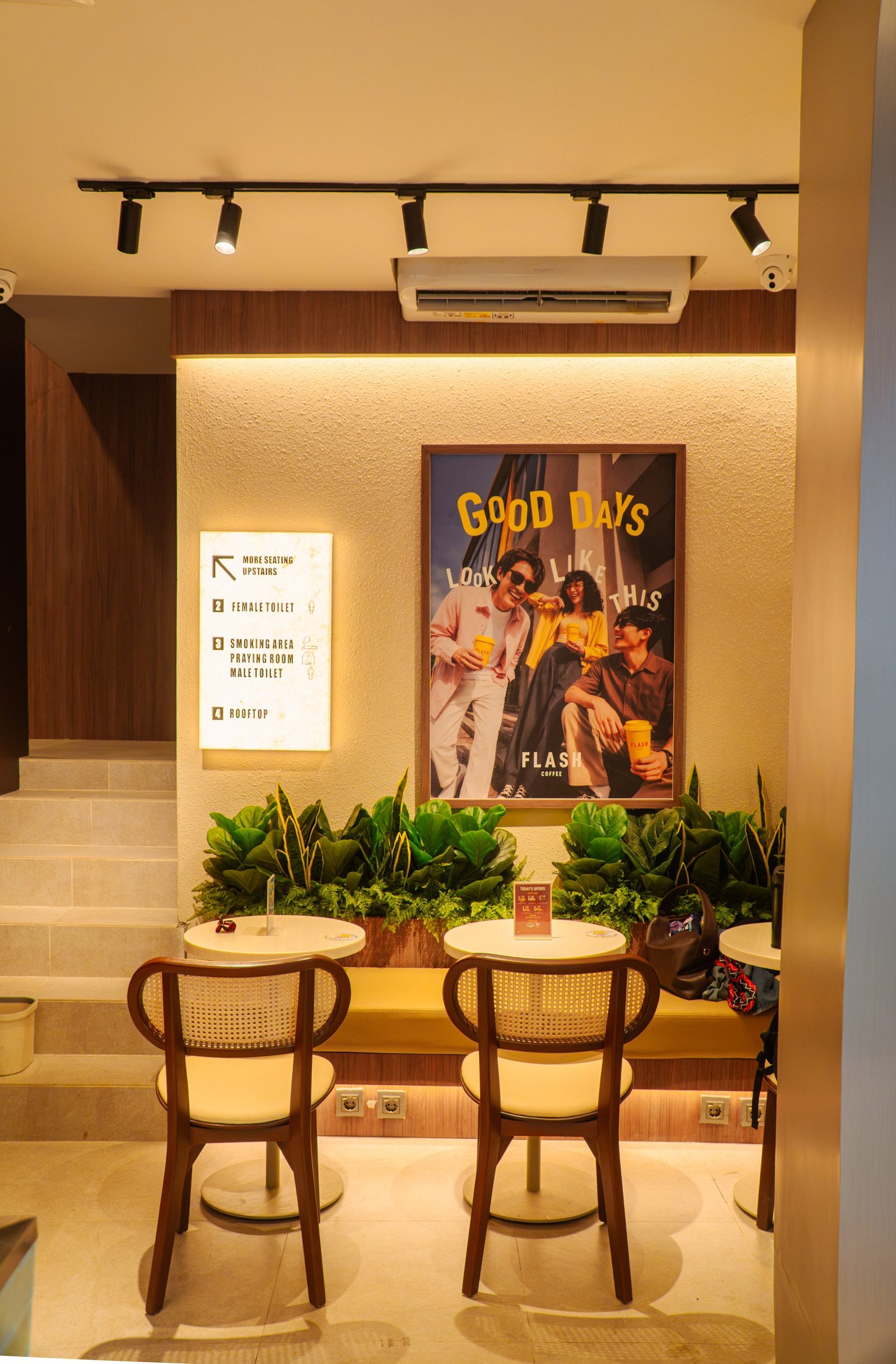 Flash Coffee Cipete Raya, retail interior and architecture design by Dika Ardi