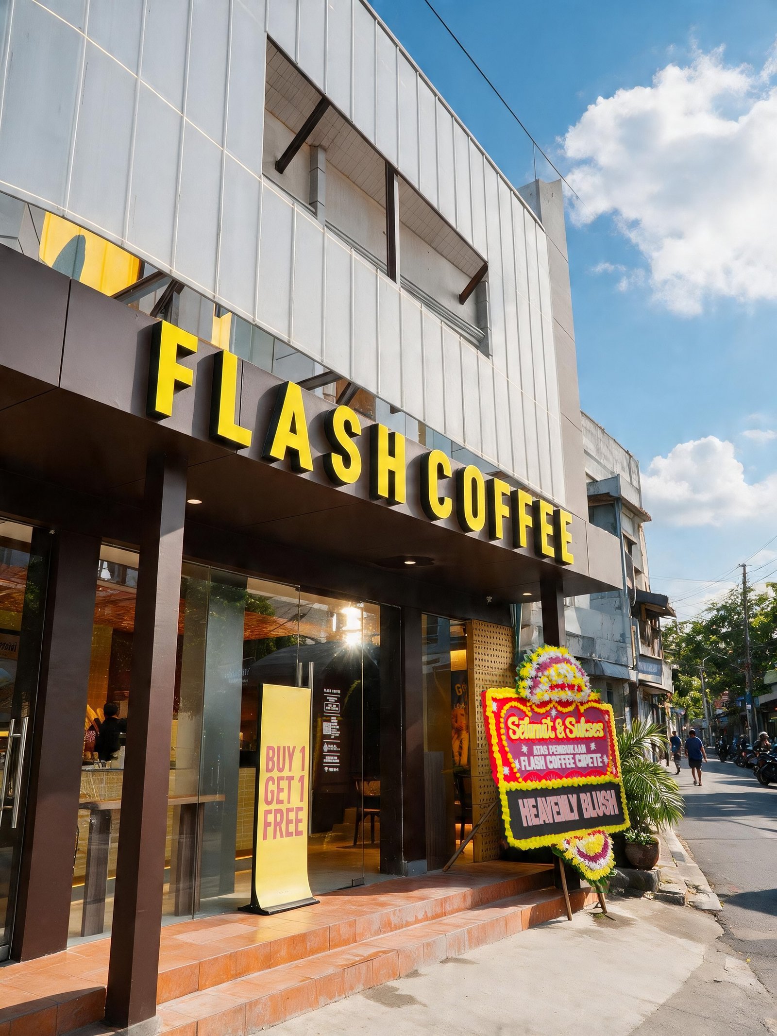 Flash Coffee Cipete Raya, retail interior and architecture design by Dika Ardi