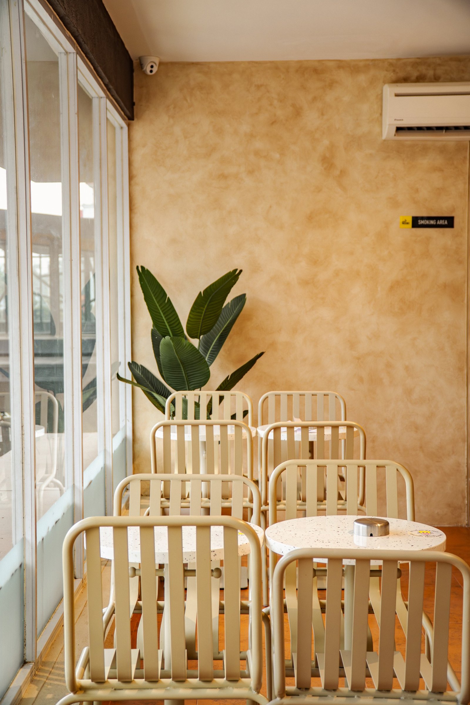Flash Coffee Galuh Mas Karawang, retail interior and architecture design by Dika Ardi
