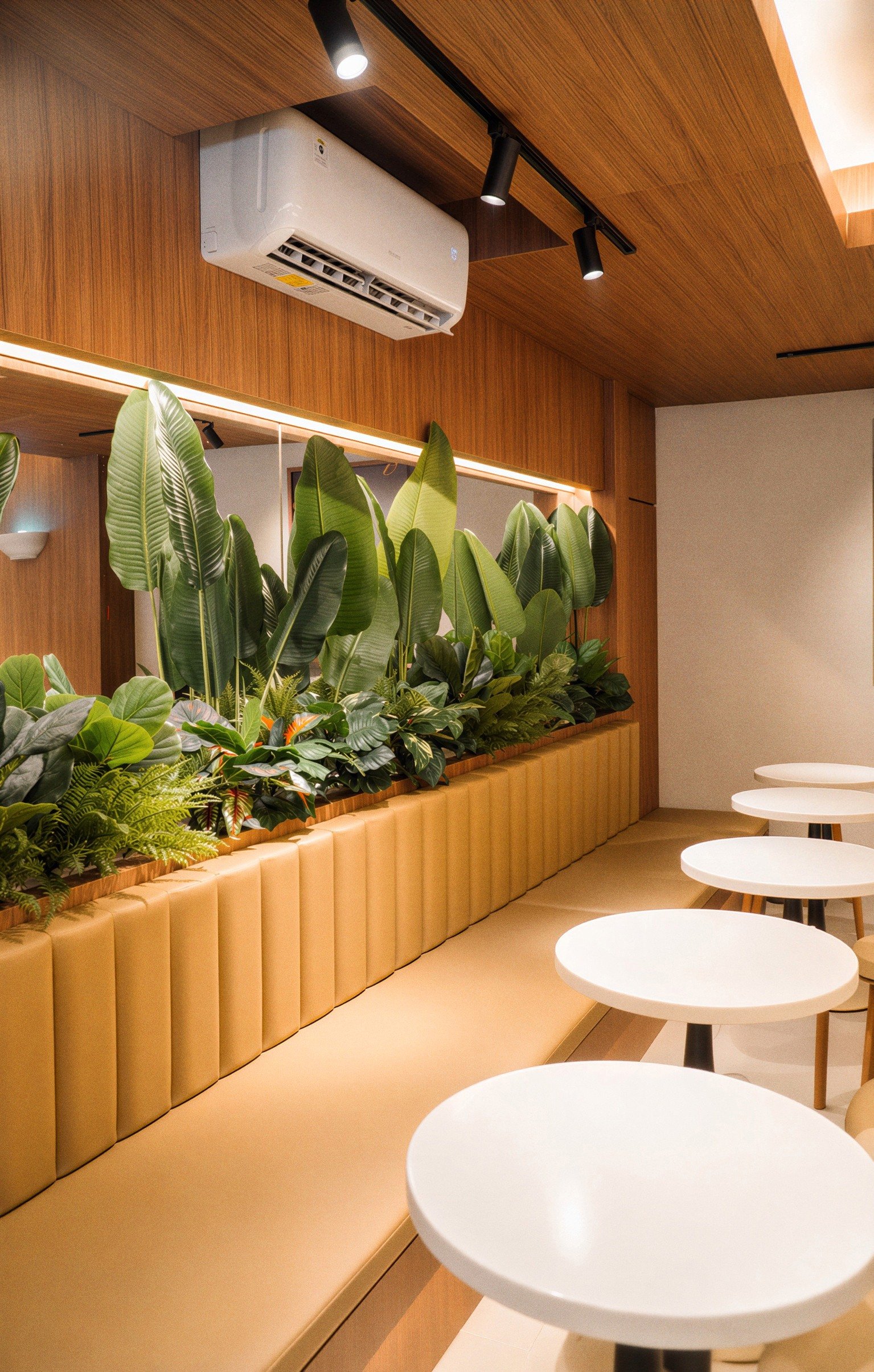 Flash Coffee Greenville, retail interior and architecture design by Dika Ardi