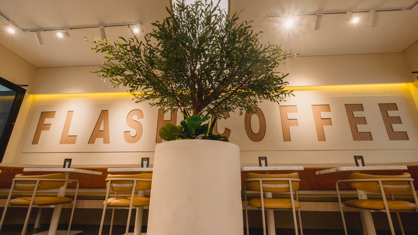Flash Coffee Hive Harapan Indah, Bekasi, retail store design by Dika Ardi (view 7)