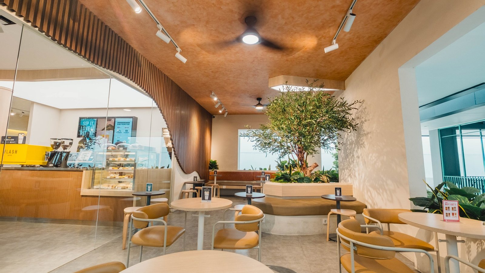 Flash Coffee Hive Harapan Indah, Bekasi, retail store design by Dika Ardi (view 10)
