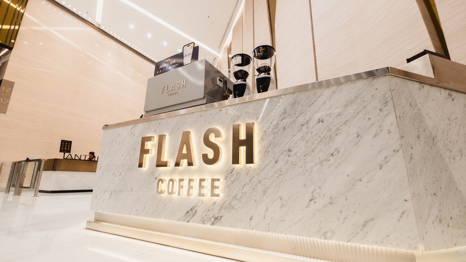 Flash Coffee IFC, Jakarta, retail store design by Dika Ardi (view 2)