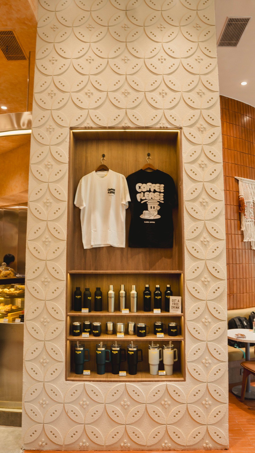 Flash Coffee Living World Grand Wisata, Bekasi, retail store design by Dika Ardi (view 3)