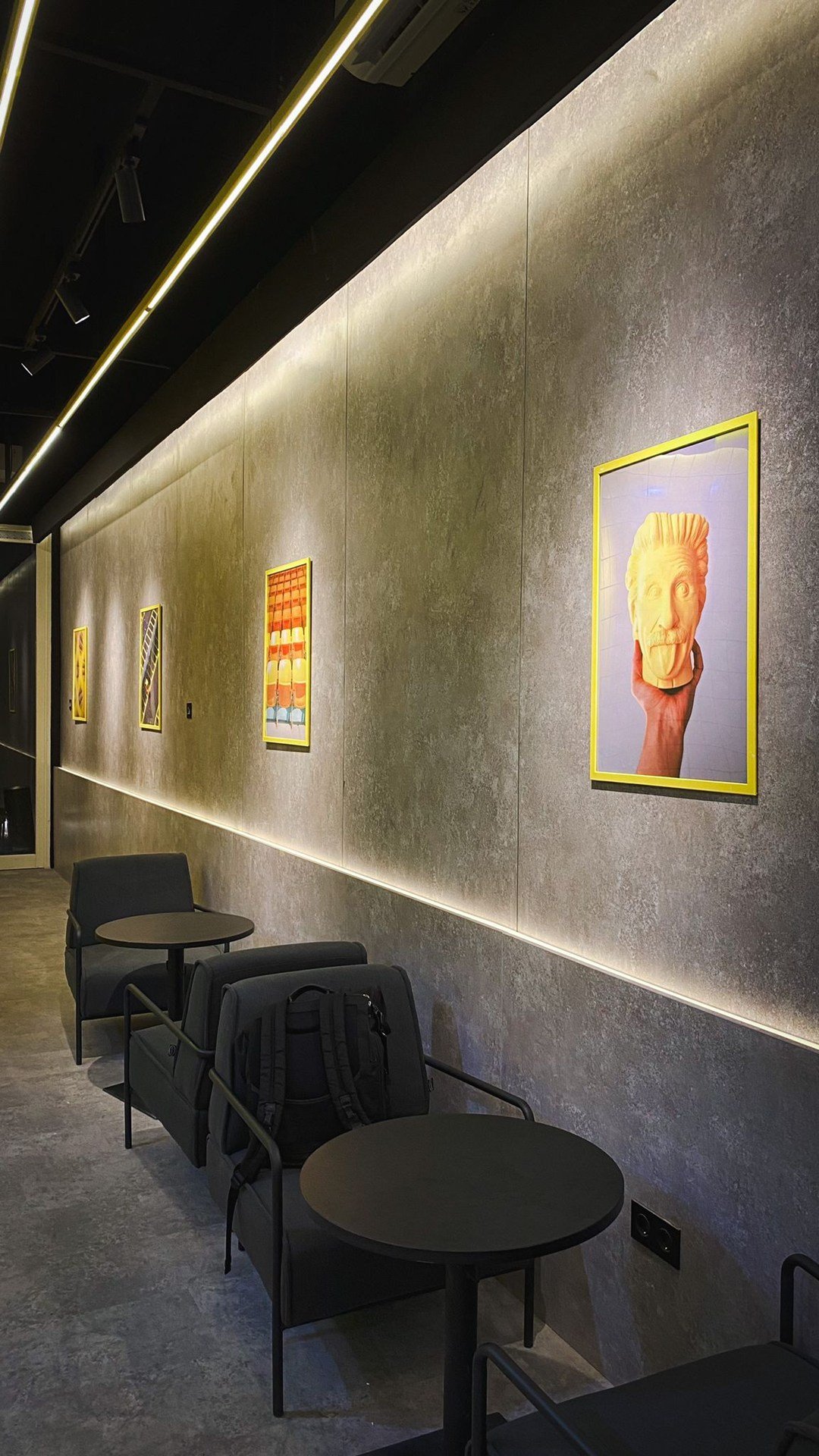 Flash Coffee Merr, Surabaya, retail store design by Dika Ardi (view 5)
