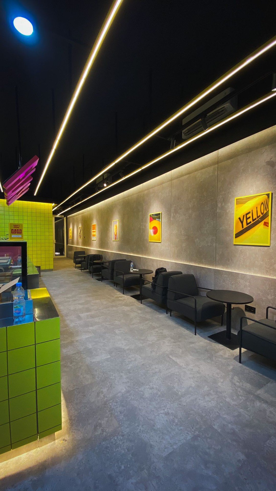 Flash Coffee Merr, Surabaya, retail store design by Dika Ardi (view 6)