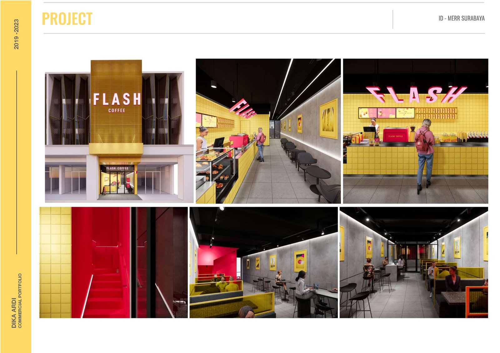 Flash Coffee Merr, Surabaya, retail store design by Dika Ardi (view 14)