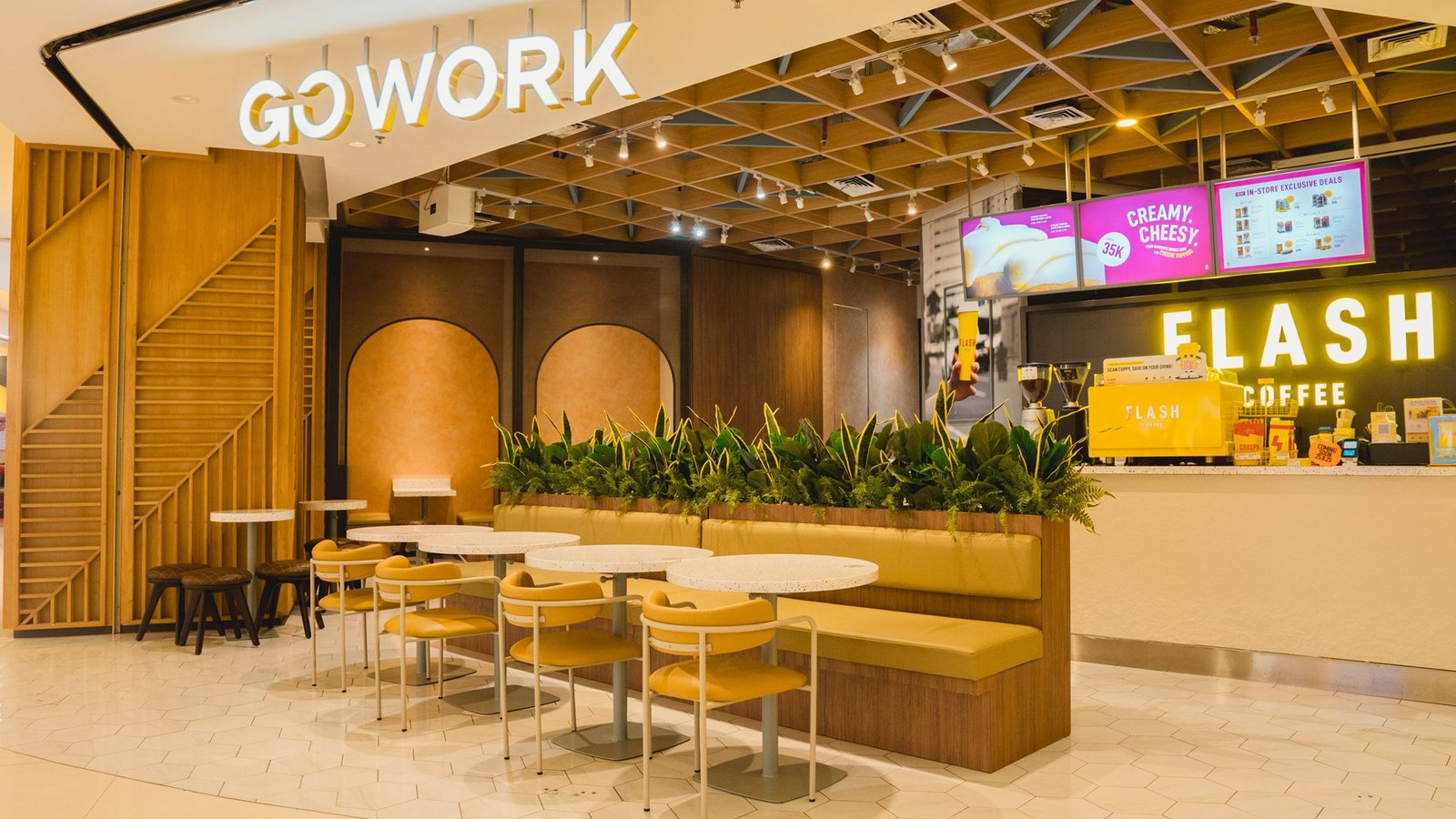 Flash Coffee Pacific Place, Jakarta, retail store design by Dika Ardi (view 7)