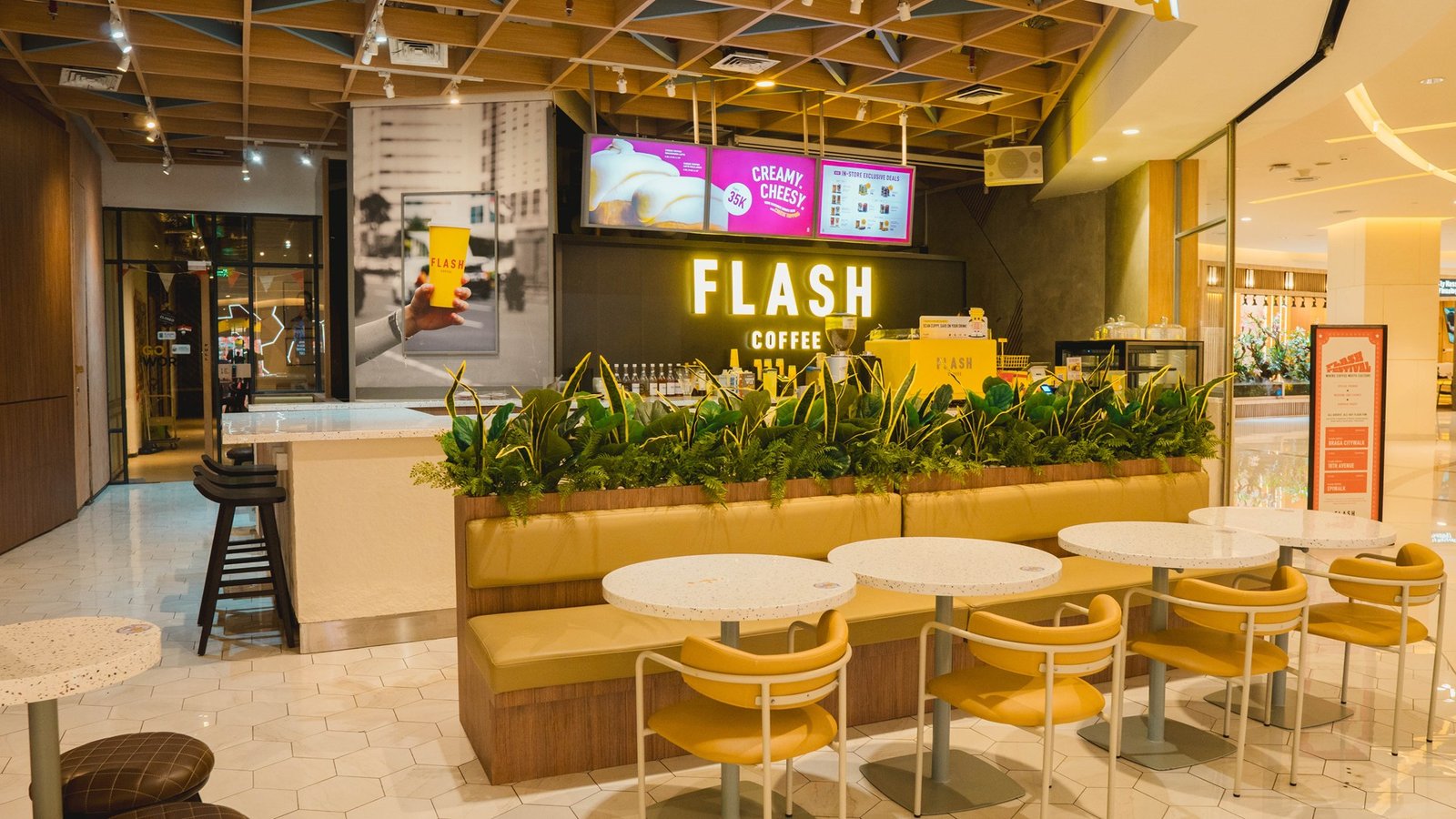 Flash Coffee Pacific Place, Jakarta, retail store design by Dika Ardi (view 14)
