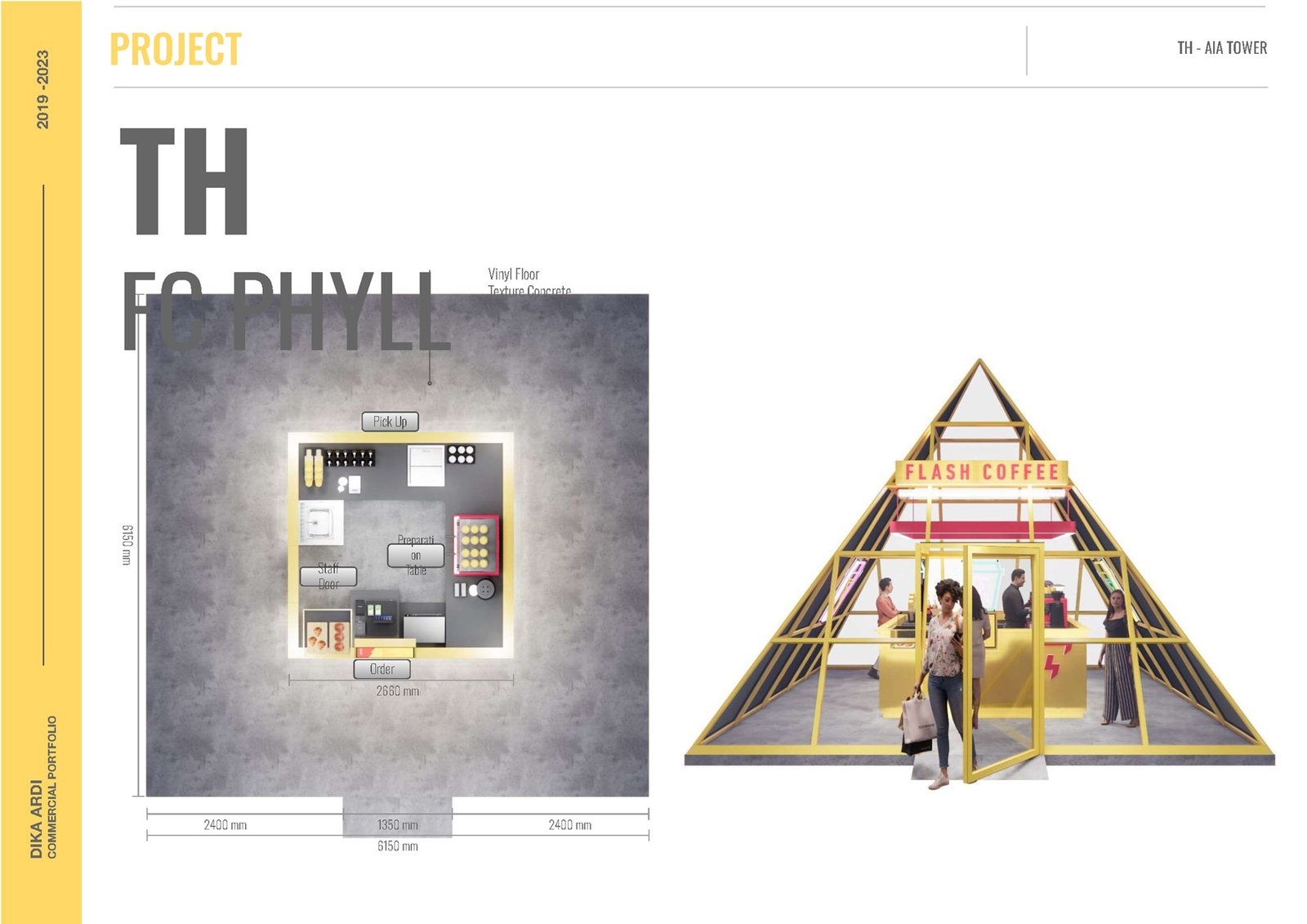 Flash Coffee Phyll, Thailand, retail store design by Dika Ardi (view 2)