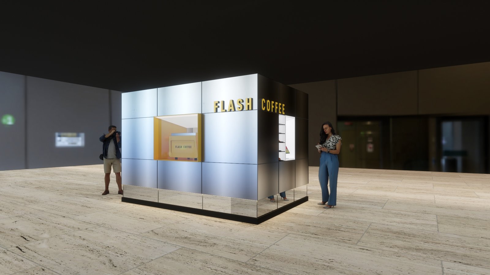 Flash Coffee Pop-Up Concept