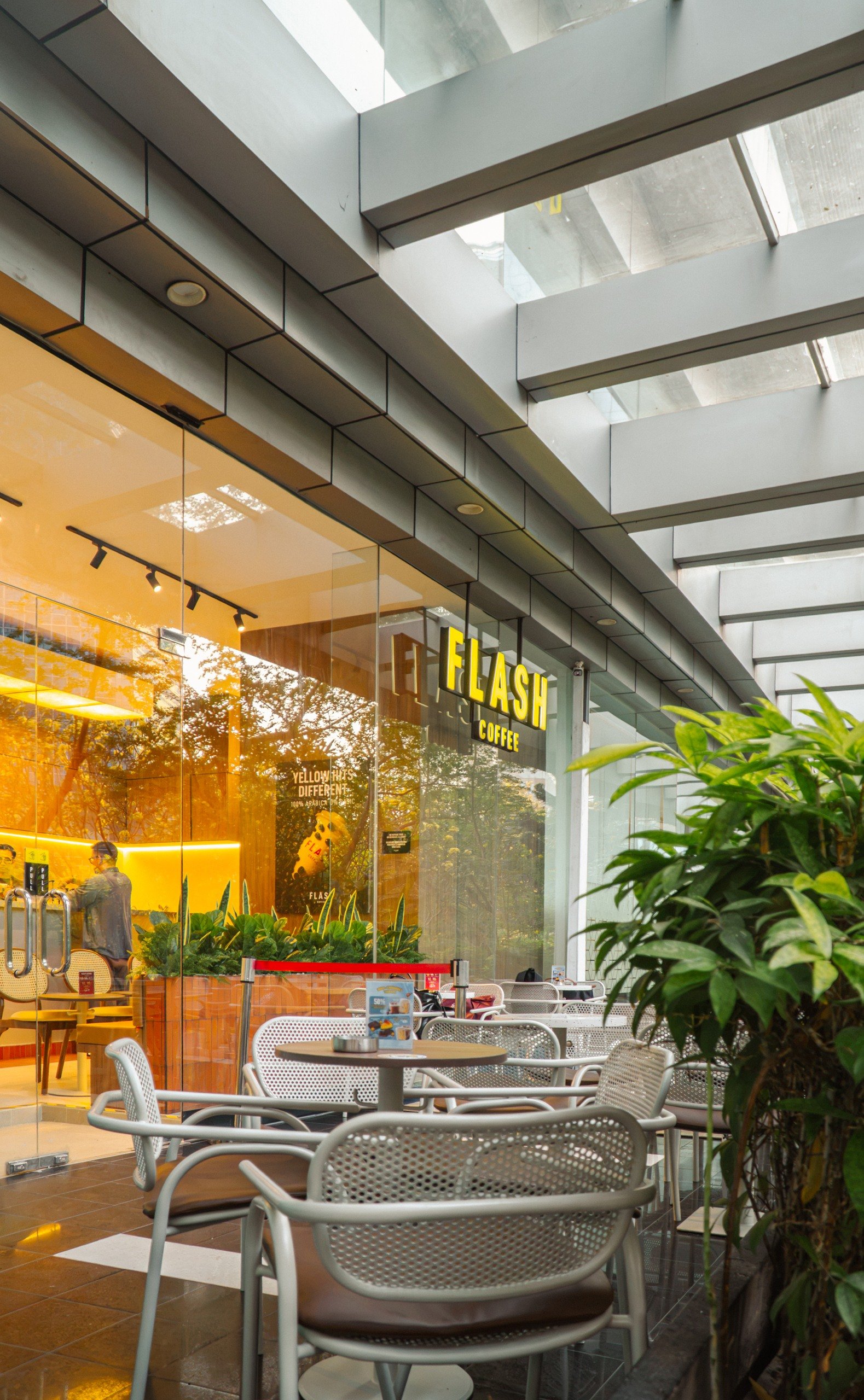 Flash Coffee The East, retail interior and architecture design by Dika Ardi