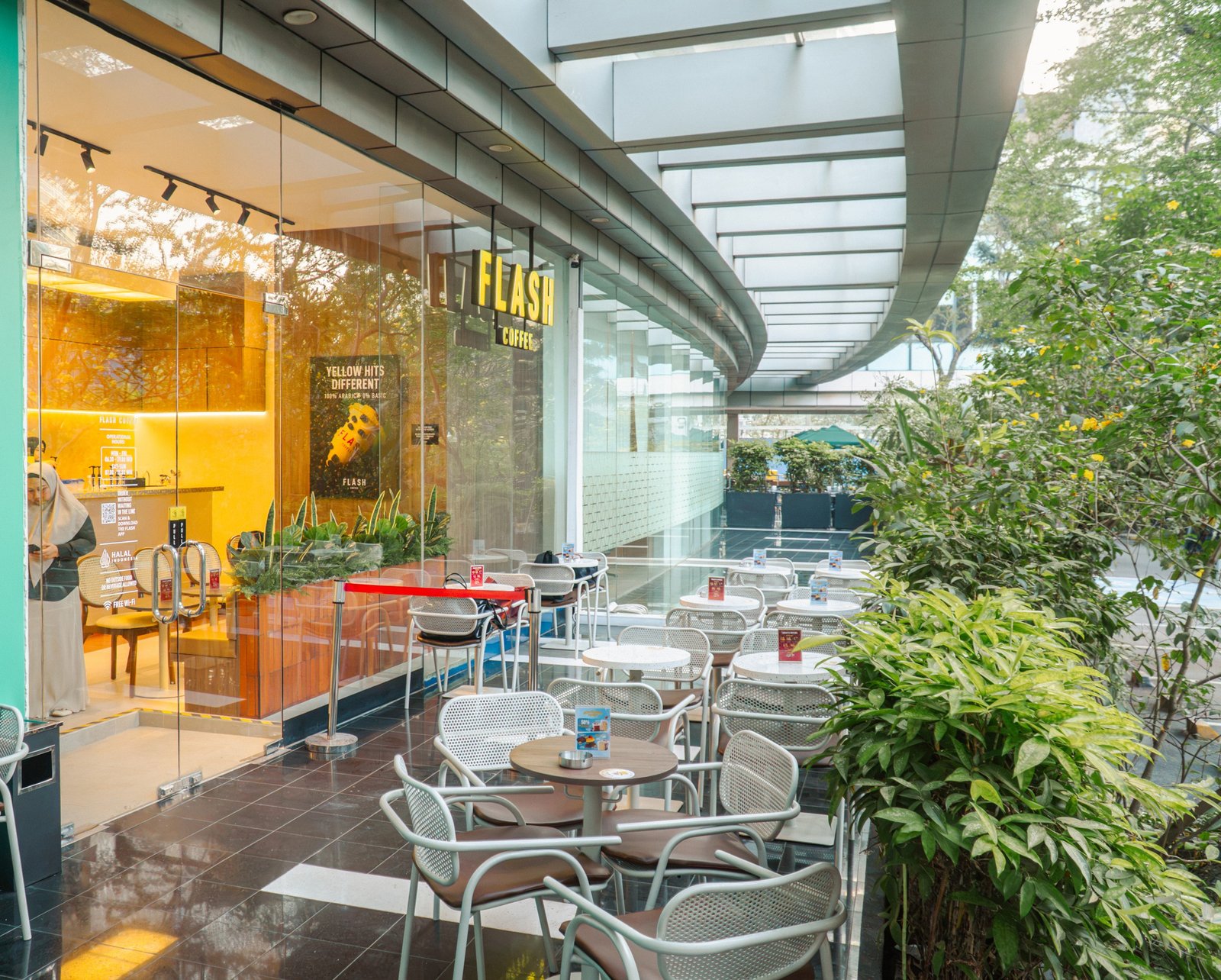 Flash Coffee The East, retail interior and architecture design by Dika Ardi