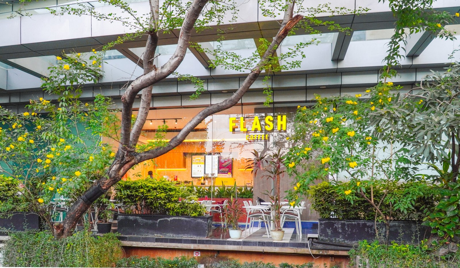 Flash Coffee The East, retail interior and architecture design by Dika Ardi