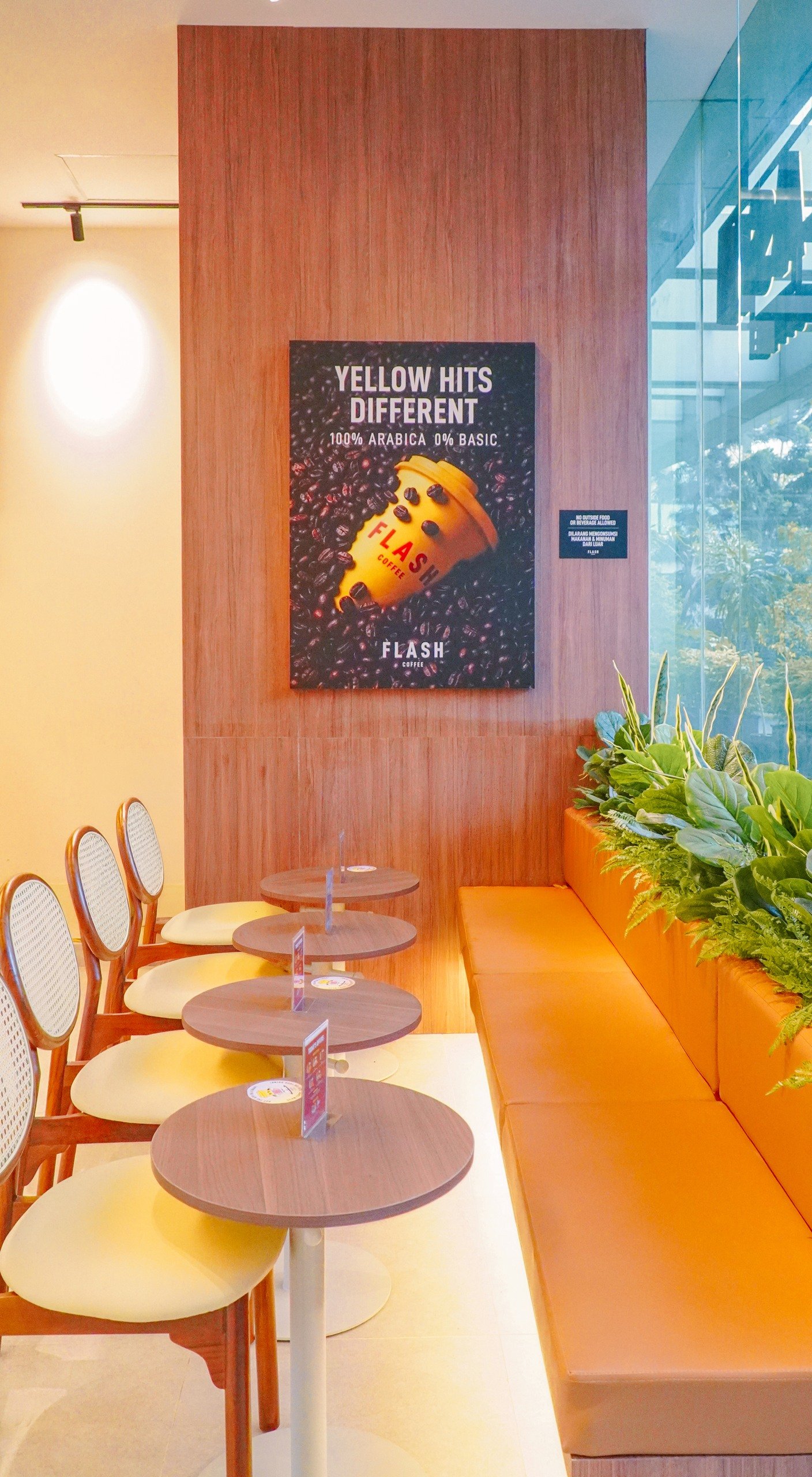 Flash Coffee The East, retail interior and architecture design by Dika Ardi