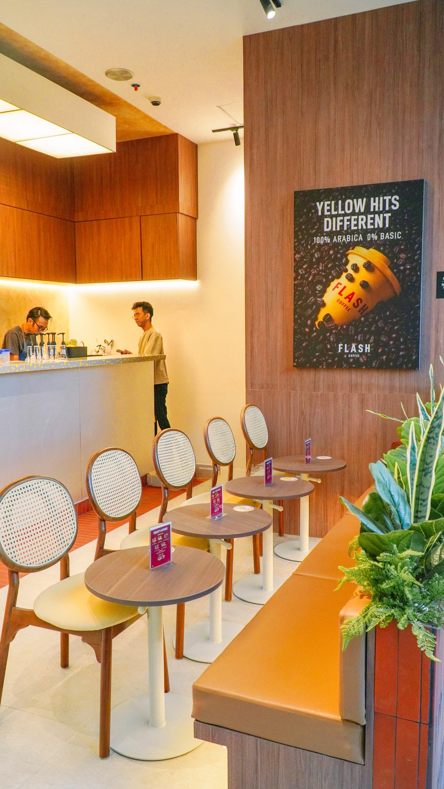 Flash Coffee The East, retail interior and architecture design by Dika Ardi