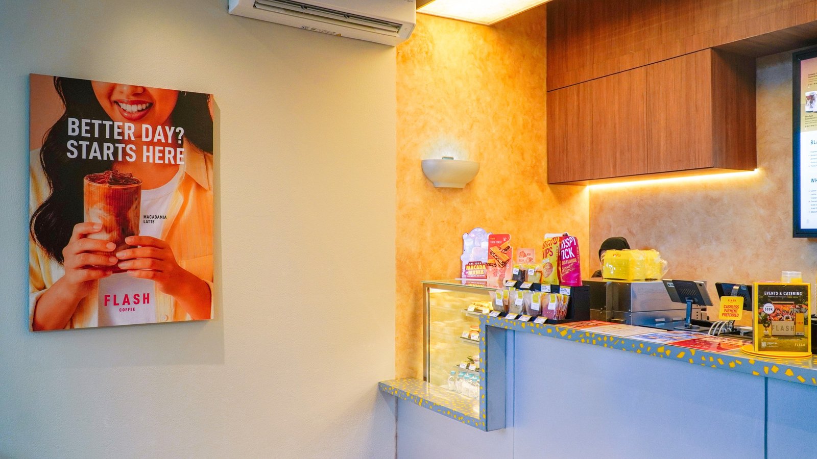 Flash Coffee The East, retail interior and architecture design by Dika Ardi