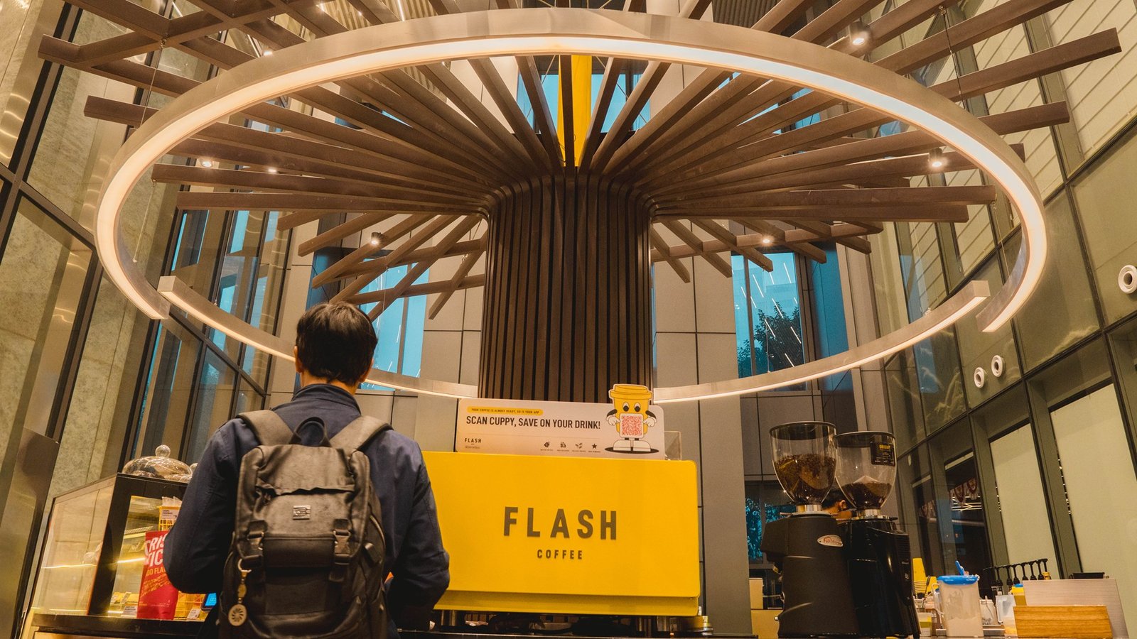 Flash Coffee World Capital Tower, Jakarta, retail store design by Dika Ardi (view 18)