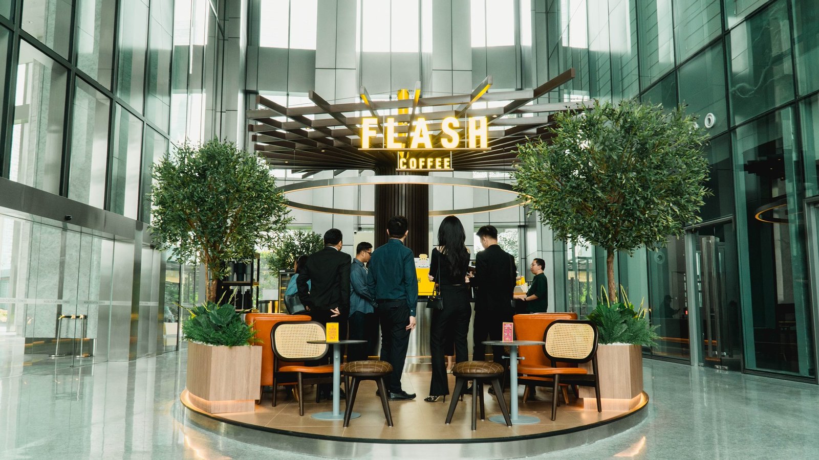 Flash Coffee World Capital Tower, Jakarta, retail store design by Dika Ardi (view 19)