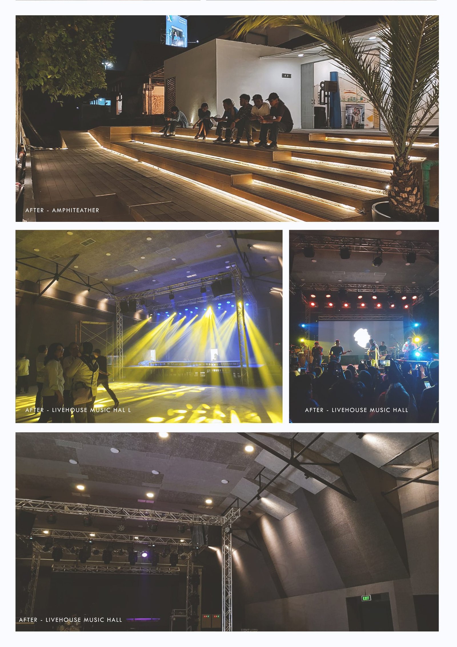 Live house music venue, M Bloc Space revitalisation in Kebayoran Baru, Jakarta, by Dika Ardi