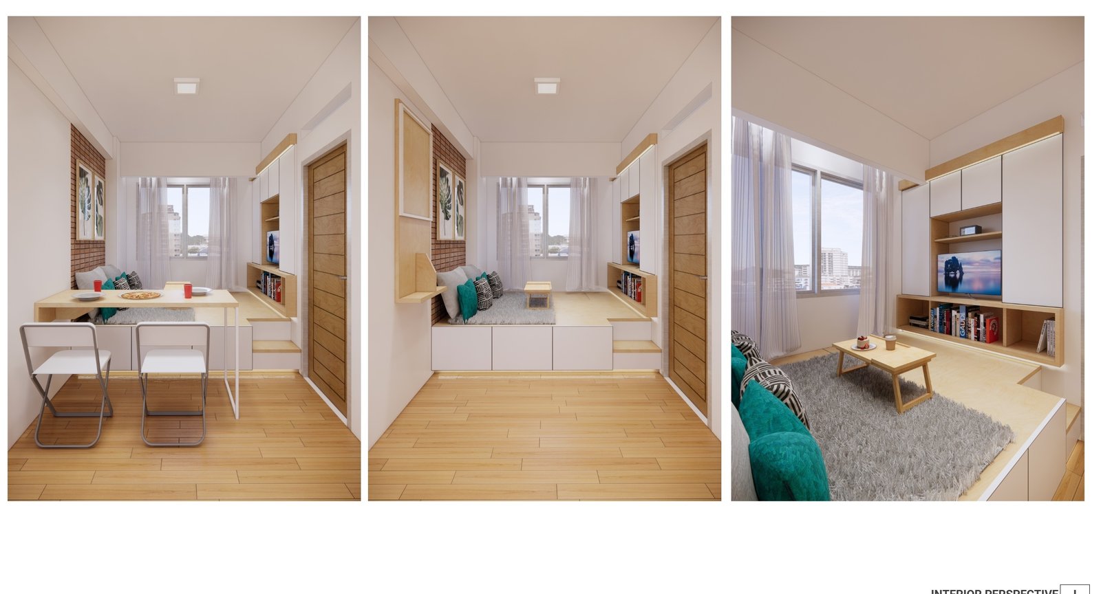 Living area views, Mr AN Apartment, Jakarta, by Dika Ardi