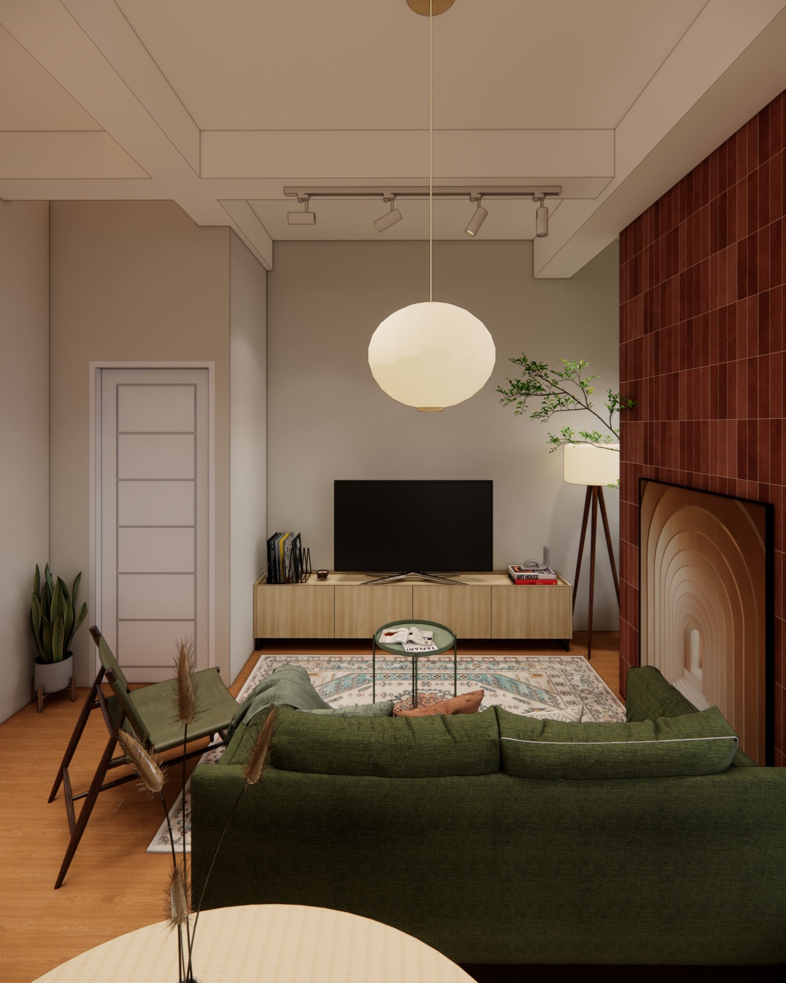 Interior render 13, Mr D Apartment, Jakarta, by Dika Ardi