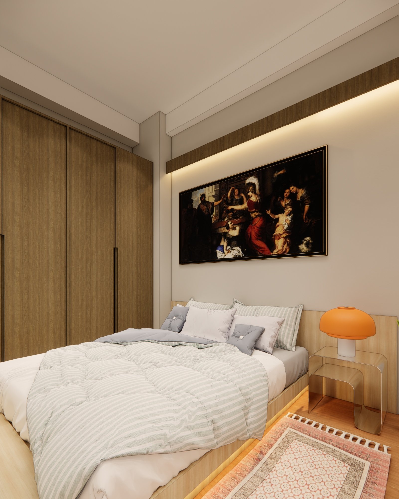 Interior render 20, Mr D Apartment, Jakarta, by Dika Ardi