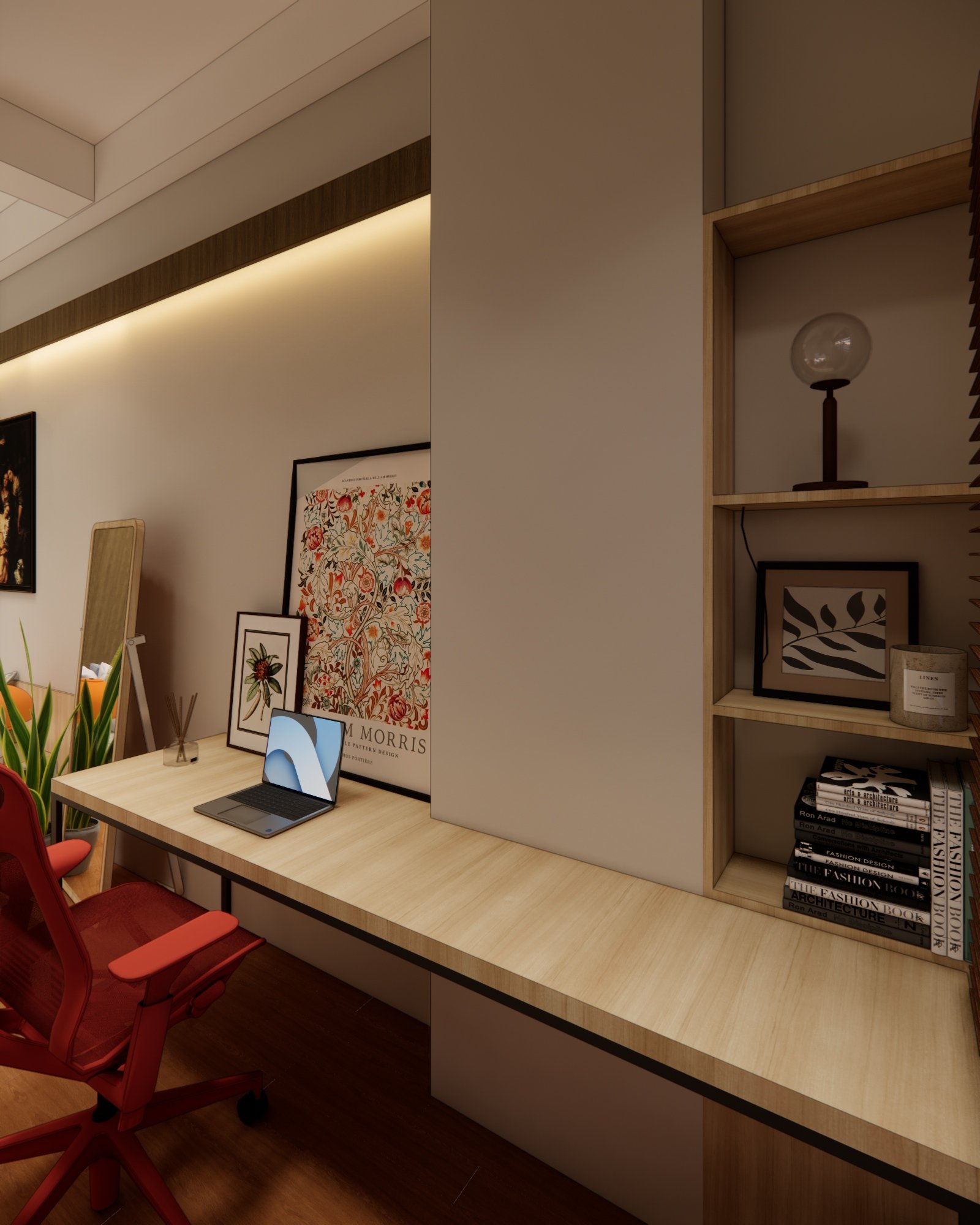 Interior render 24, Mr D Apartment, Jakarta, by Dika Ardi
