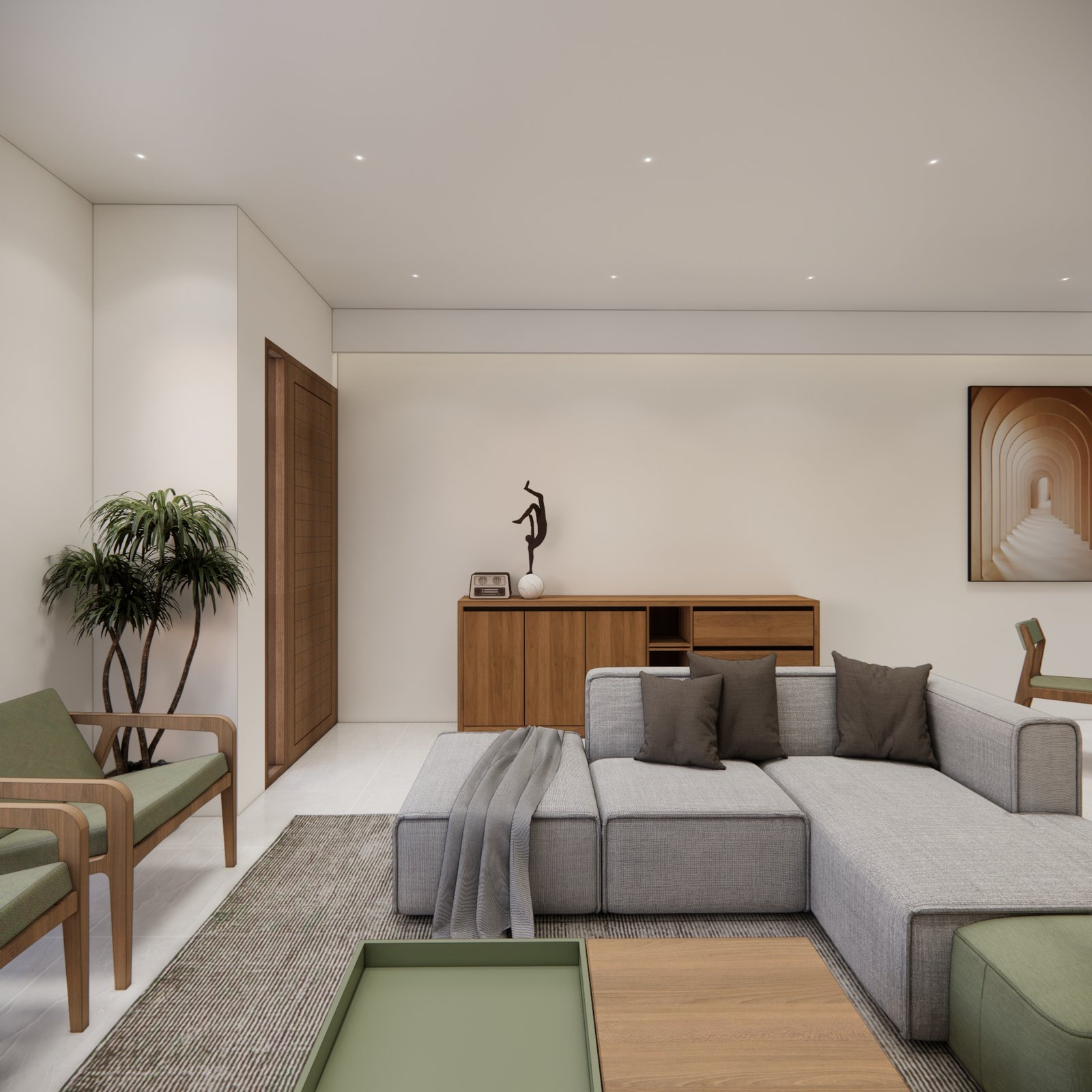 Interior render 02, Mr DZ House, BSD, by Dika Ardi