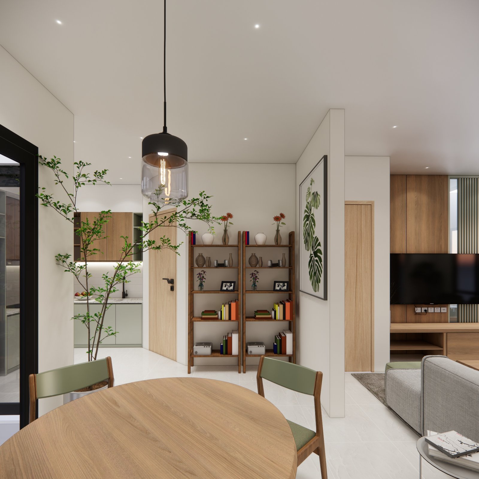 Interior render 07, Mr DZ House, BSD, by Dika Ardi