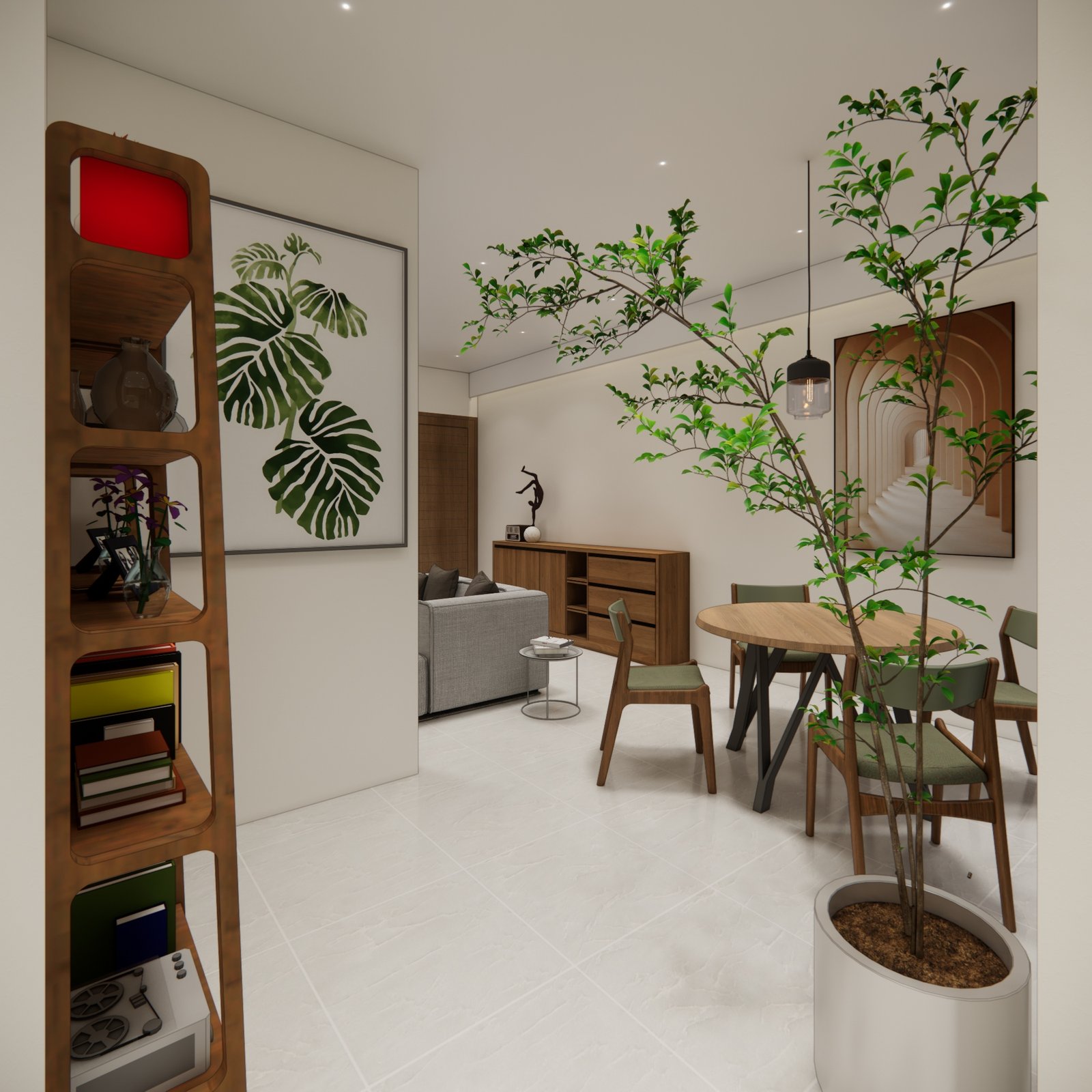Interior render 10, Mr DZ House, BSD, by Dika Ardi