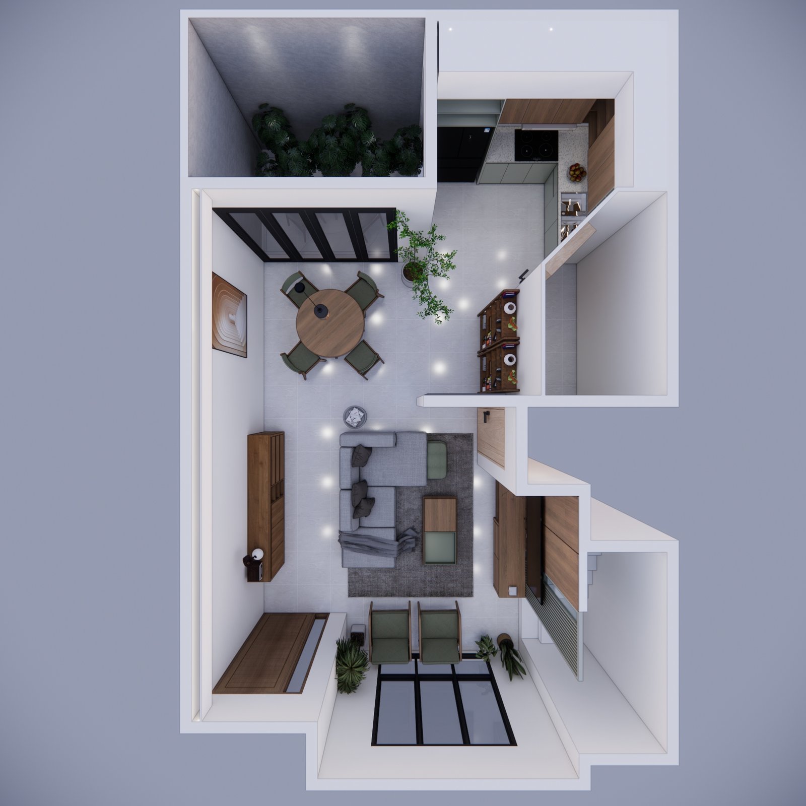 Interior render 13, Mr DZ House, BSD, by Dika Ardi