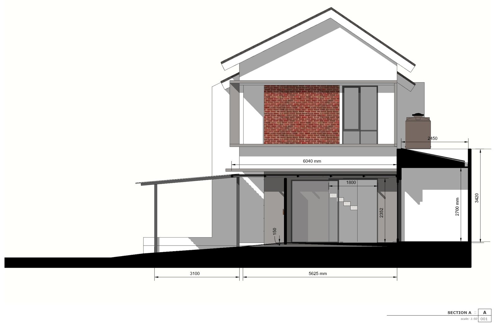Section A, Mr YS House, Tangerang, by Dika Ardi