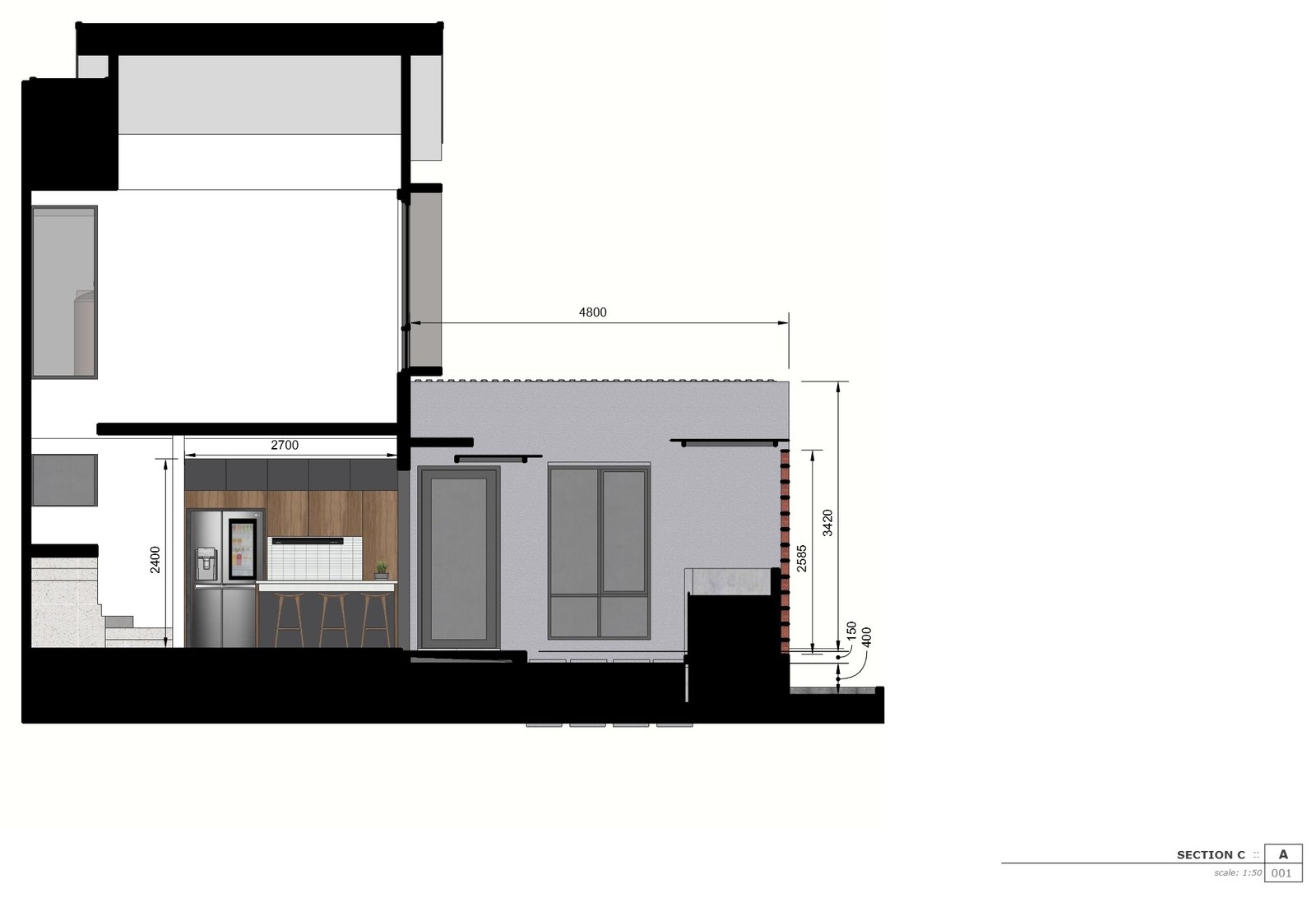 Section C, Mr YS House, Tangerang, by Dika Ardi
